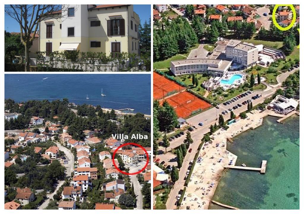 Apartments Villa Alba Пореч Екстер'єр фото
